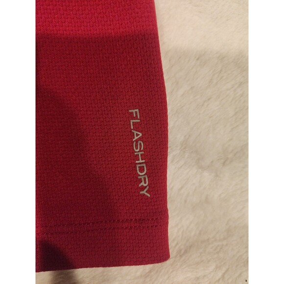 The North Face Red Polo Flashdry Short Sleeve Mens Small - Picture 4 of 8